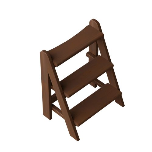 THREE-STEP STAIRCASE, THERMO BIRCH
